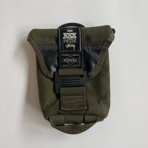 Rare Stüssy x Porter-Yoshida & Co. Force Nylon Utility Pouch - Green